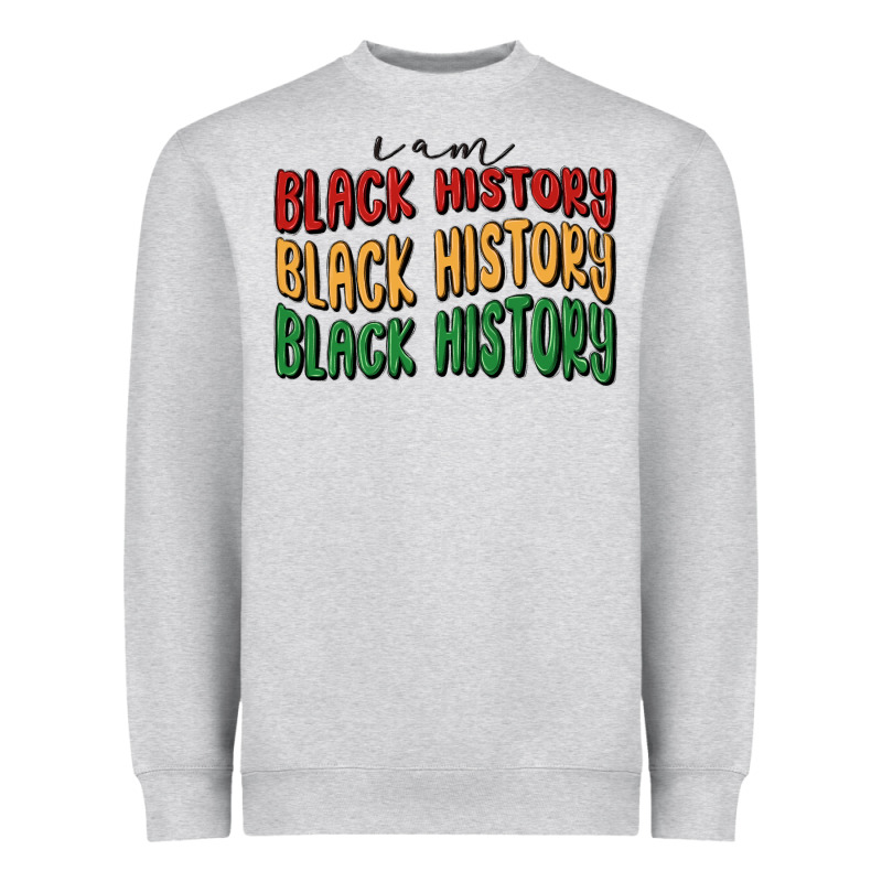 I Am Black History Heavyweight Sweatshirt by MaliasSmallBusiness | Teevron