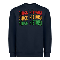 Navy i am black history Heavyweight Sweatshirt - MaliasSmallBusiness
