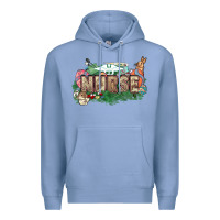 Colony Blue Easter egg Nurse bunny Easter Day Premium Hoodie - HowdyJamesFarm