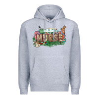 Heather Grey Easter egg Nurse bunny Easter Day Premium Hoodie - HowdyJamesFarm