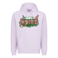 Lilac Easter egg Nurse bunny Easter Day Premium Hoodie - HowdyJamesFarm