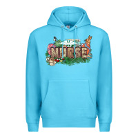 Ocean Blue Easter egg Nurse bunny Easter Day Premium Hoodie - HowdyJamesFarm