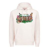 Pale Pink Easter egg Nurse bunny Easter Day Premium Hoodie - HowdyJamesFarm