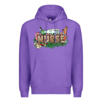 Purple Easter egg Nurse bunny Easter Day Premium Hoodie - HowdyJamesFarm