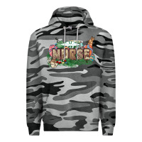 Slate Camo Easter egg Nurse bunny Easter Day Premium Hoodie - HowdyJamesFarm