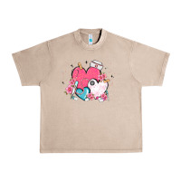 French Oak nurse hearts Urban Heavy Tee - MaliasSmallBusiness