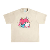 Sandshell nurse hearts Urban Heavy Tee - MaliasSmallBusiness