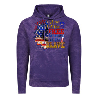 Cloud Purple home of the free because of the brave Vintage Hoodie - NancyCooperArtShop