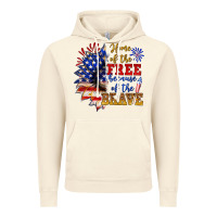 Vintage Artic home of the free because of the brave Vintage Hoodie - NancyCooperArtShop