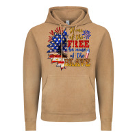 Vintage Camel home of the free because of the brave Vintage Hoodie - NancyCooperArtShop
