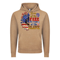 Home Of The Free Because Of The Brave Vintage Hoodie | Teevron