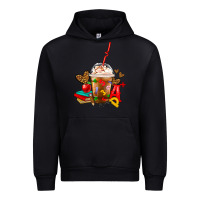 Black teacher frappe coffee Urban Hoodie - FaDigitalArtStudio