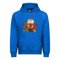 Cobalt teacher frappe coffee Urban Hoodie - FaDigitalArtStudio