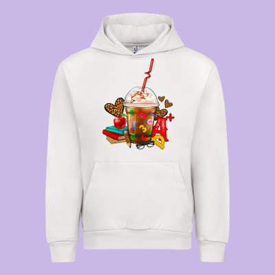 Teacher Frappe Coffee Urban Hoodie Designed By Fadigitalartstudio