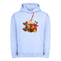 Pigment Grape Ice teacher frappe coffee Urban Hoodie - FaDigitalArtStudio