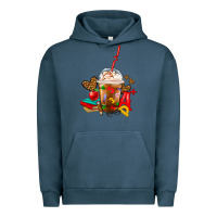 Pigment Midnight Navy teacher frappe coffee Urban Hoodie - FaDigitalArtStudio