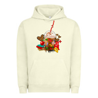 Pigment Pistachio teacher frappe coffee Urban Hoodie - FaDigitalArtStudio