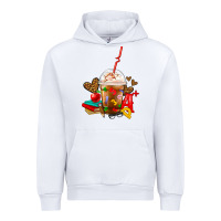 White teacher frappe coffee Urban Hoodie - FaDigitalArtStudio