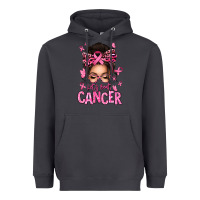 Smoke lets beat cancer afro messy bun Heavyweight Hoodie - texasbilliewilder