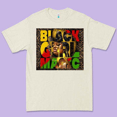 Black Girl Magic Premium Tee Designed By Hra Design Shop