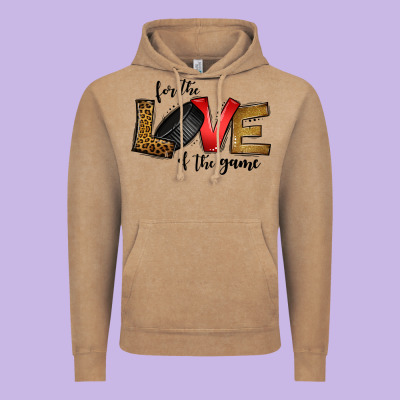 For The Love Of The Game Ice Hockey Vintage Hoodie Designed By Jasminsmagicworld
