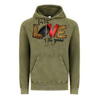 Vintage Olive for the love of the game ice hockey Vintage Hoodie - Jasminsmagicworld