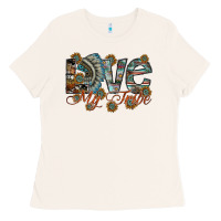 Bone love my tribe Ladies Tee - SublimationCraftShop