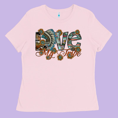 Love My Tribe Ladies Tee Designed By Sublimationcraftshop