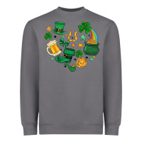 Storm st. patrick heart doodle Heavyweight Sweatshirt - MaliasSmallBusiness
