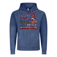 Vintage Denim god bless america Vintage Hoodie - NancyCooperArtShop