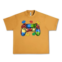 Peanut Butter autism awareness video game controller Urban Heavy Tee - MaliasSmallBusiness