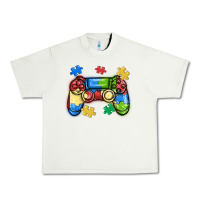 Autism Awareness Video Game Controller Urban Heavy Tee | Teevron