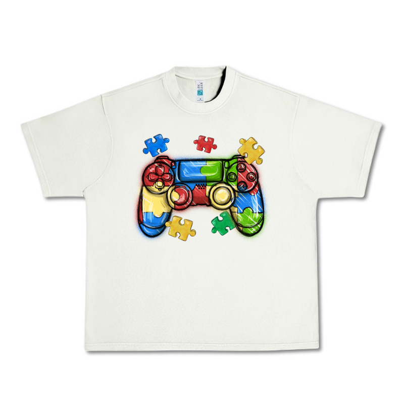 Autism Awareness Video Game Controller Urban Heavy Tee by MaliasSmallBusiness | Teevron