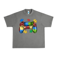 Tornado autism awareness video game controller Urban Heavy Tee - MaliasSmallBusiness
