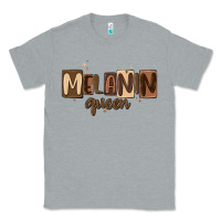 Heather Grey melanin queen Classic Tee - MaliasSmallBusiness