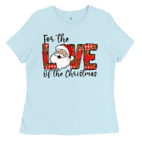 Baby Blue for the of the christmas Ladies Tee - CowhideDigitalArt