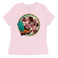 Bubblegum Pink kick the dust up Ladies Tee - JahusDesignShop