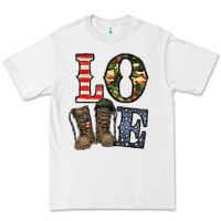 White loce army Premium Tee - CowhideDigitalArt
