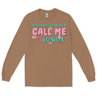 Toasted Coconut my favorite people call me nana Long Sleeve Tee - MaliasSmallBusiness