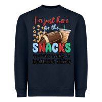 Navy im just here for the snacks commercials and  halftime show Heavyweight Sweatshirt - MaliasSmallBusiness