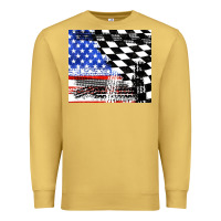Antique Gold racing checkered flag tumbler tbs Premium Sweatshirt - TumblerDesignByShophia