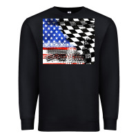Black racing checkered flag tumbler tbs Premium Sweatshirt - TumblerDesignByShophia