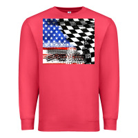 Cardinal racing checkered flag tumbler tbs Premium Sweatshirt - TumblerDesignByShophia