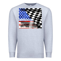 Heather Grey racing checkered flag tumbler tbs Premium Sweatshirt - TumblerDesignByShophia