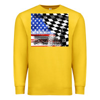 Lemon racing checkered flag tumbler tbs Premium Sweatshirt - TumblerDesignByShophia