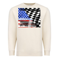 Sandshell racing checkered flag tumbler tbs Premium Sweatshirt - TumblerDesignByShophia