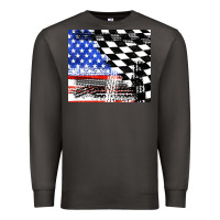 Smoke racing checkered flag tumbler tbs Premium Sweatshirt - TumblerDesignByShophia
