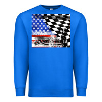 True Royal racing checkered flag tumbler tbs Premium Sweatshirt - TumblerDesignByShophia