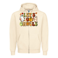 Sandshell halloween lets go ghouls Zipper Hoodie - BarkalooDesign