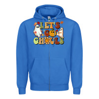 True Royal halloween lets go ghouls Zipper Hoodie - BarkalooDesign